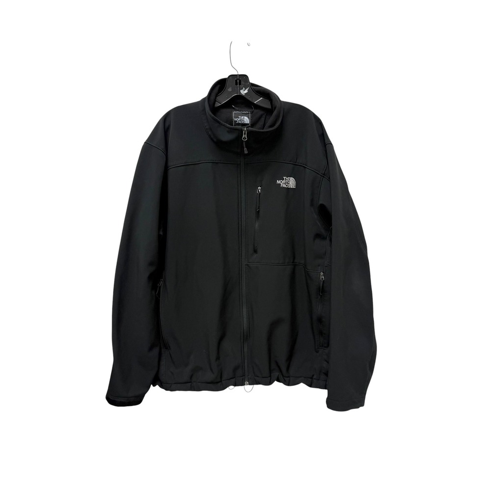 The North Face Apex Bionic Mens XXL Black Softshell Full Zip Jacket Windproof
